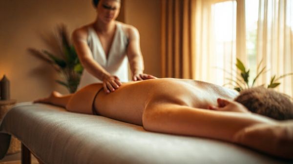 Exploration d'une connexion intime à travers le massage sensuel