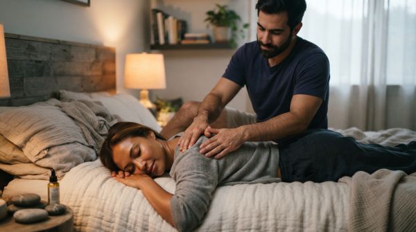 Exploration d'une connexion intime à travers le massage sensuel